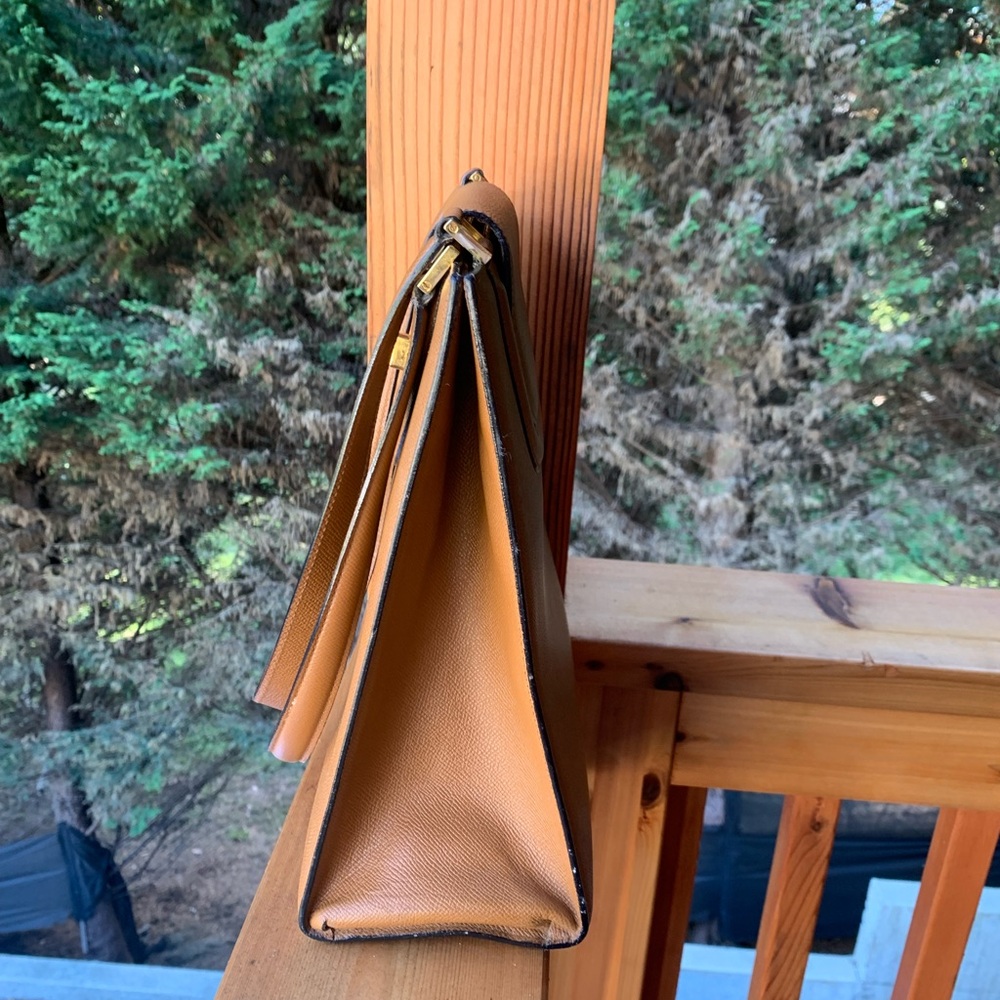 ❎ HOLD Bally Top Handle Shoulder Bag with Turnlock, Rare Vintage - Picture 6 of 12